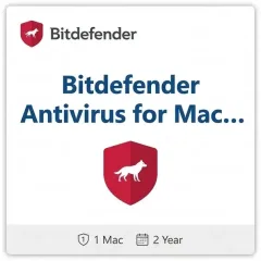 Bitdefender Antivirus for Mac — 1 Mac, 2 Years Bitdefender Antivirus for Mac — 1 Mac, 2 Years digital product key - original one-time purchase for Mac, digital delivery by email | FIVE CODELAB
