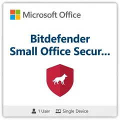 Bitdefender Small Office Security — 5 Devices, 1 Year Bitdefender Small Office Security — 5 Devices, 1 Year digital product key - original one-time purchase for Windows, digital delivery by email | FIVE CODELAB