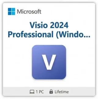 Microsoft Visio 2024 Professional (Windows PC) Microsoft Visio 2024 Professional (Windows PC) digital product key - original one-time purchase for Windows, digital delivery by email - buy microsoft visio 2024 | FIVE CODELAB