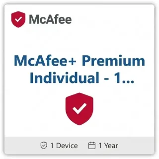 McAfee+ Premium Individual - 1-Year / Unlimited Devices - USA McAfee+ Premium Individual - 1-Year / Unlimited Devices - USA digital product key - original one-time purchase for Windows, digital delivery by email | FIVE CODELAB