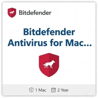 Bitdefender Antivirus for Mac — 1 Mac, 2 Years Bitdefender Antivirus for Mac — 1 Mac, 2 Years digital product key - original one-time purchase for Windows, digital delivery by email | FIVE CODELAB