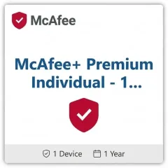 McAfee+ Premium Individual - 1-Year / Unlimited Devices - USA McAfee+ Premium Individual - 1-Year / Unlimited Devices - USA digital product key - original one-time purchase for Windows, digital delivery by email | FIVE CODELAB