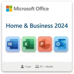 Microsoft Office Home & Business 2024 (Mac) Microsoft Office Home & Business 2024 (Mac) digital product key - original one-time purchase for Mac, digital delivery by email | FIVE CODELAB