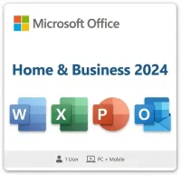 Microsoft Office Home & Business 2024 (PC) Microsoft Office Home & Business 2024 (PC) digital product key - original one-time purchase for Windows, digital delivery by email | FIVE CODELAB