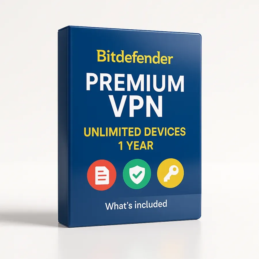 Bitdefender Premium VPN — Unlimited Devices, 1 Year — view 5