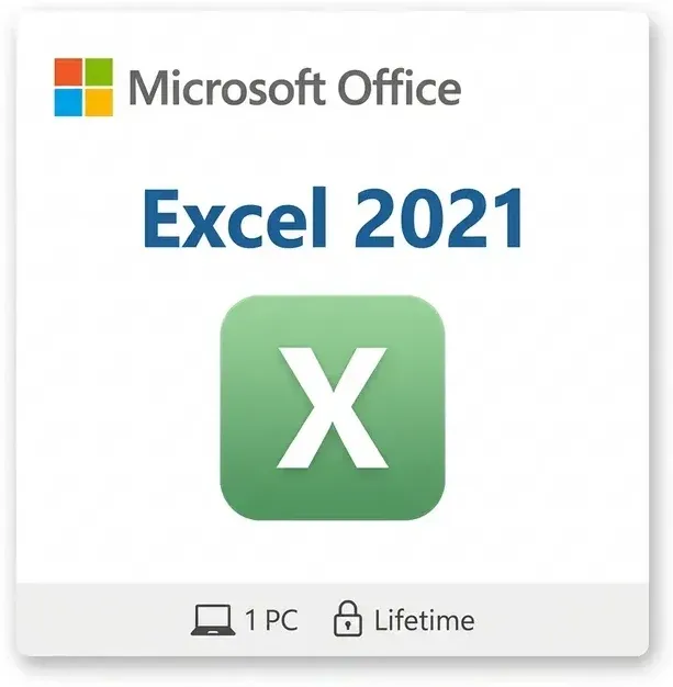 Microsoft Excel 2021 (Windows) Microsoft Excel 2021 (Windows) digital product key - original one-time purchase for Windows, digital delivery by email - Office 2021 Key Buy | FIVE CODELAB