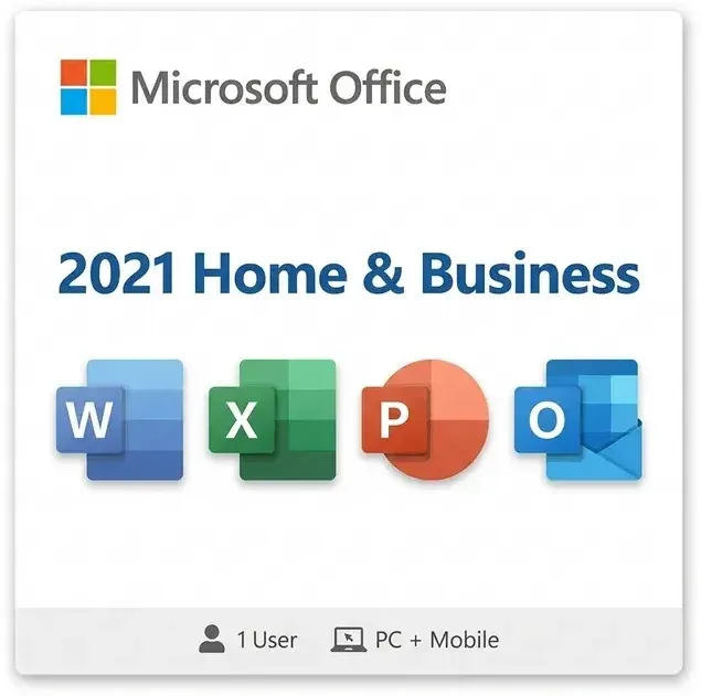 Microsoft Office 2021 Home & Business (Windows) Microsoft Office 2021 Home & Business (Windows) digital product key - original one-time purchase for Windows, digital delivery by email - MS Office 2021 Product Key | FIVE CODELAB